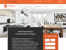 Tablet Screenshot of calgaryhomerenovations.com